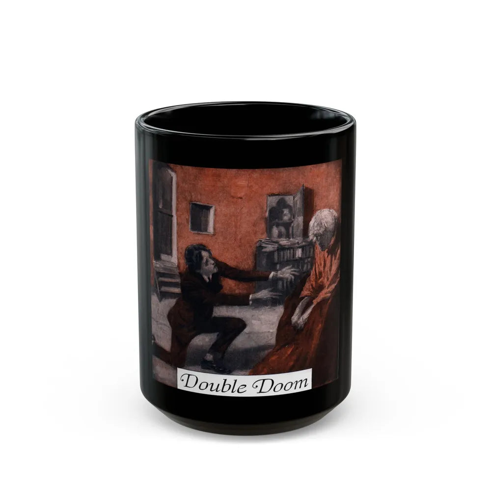 Double Doom, McCall's magazine, January 1923 - Black Coffee Mug-15oz-Go Mug Yourself