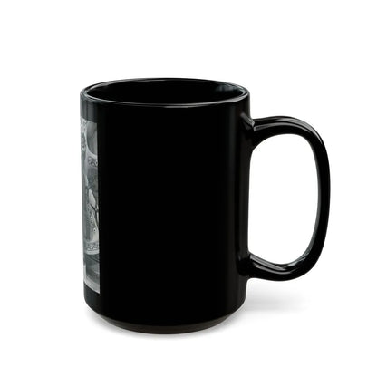 Julie Ege #124 (Vintage Female Icon) Black Coffee Mug-Go Mug Yourself