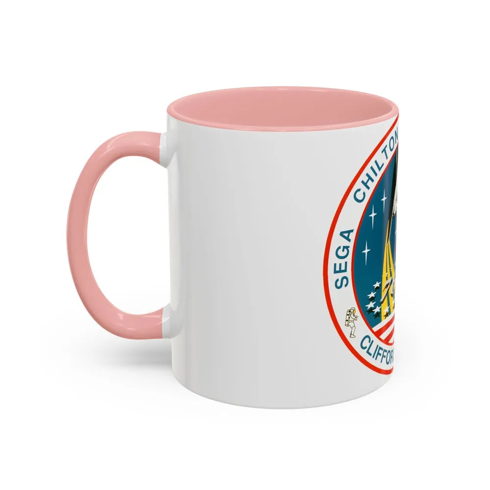 STS 76 (NASA) Accent Coffee Mug-Go Mug Yourself