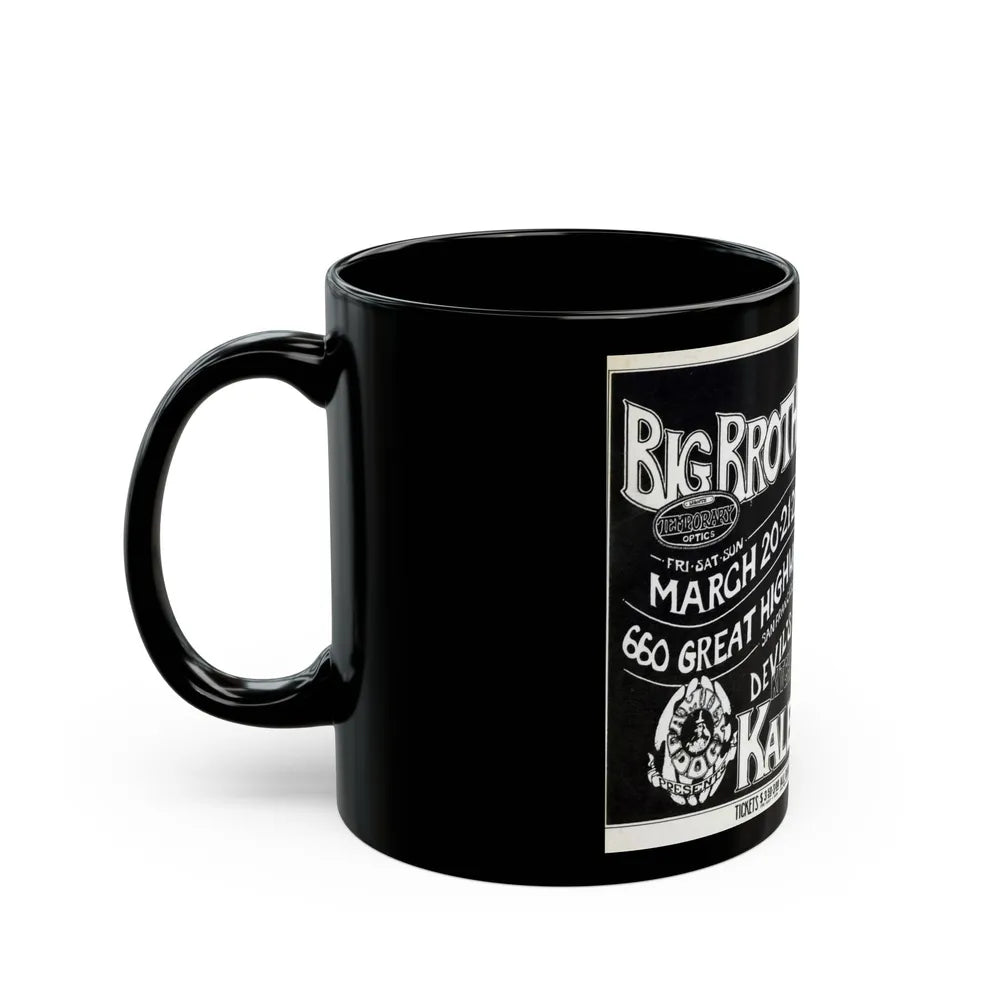 Kaleidoscope - 1970 (Music Poster) Black Coffee Mug-Go Mug Yourself