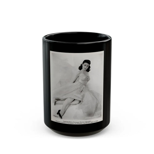 Kathryn Grant #104 (Vintage Female Icon) Black Coffee Mug-15oz-Go Mug Yourself