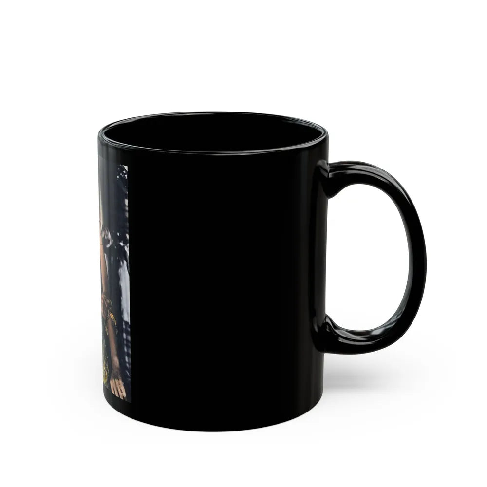 Gila Golan #124 (Vintage Female Icon) Black Coffee Mug-Go Mug Yourself