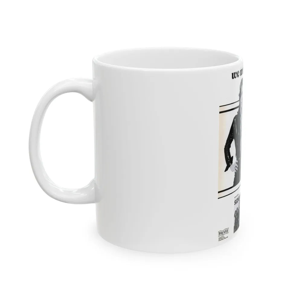 Suzi Quatro 1974 (Music Poster) White Coffee Mug-Go Mug Yourself