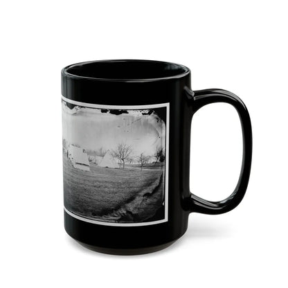 Falmouth, Va., Vicinity. Balloon Camp (U.S. Civil War) Black Coffee Mug-Go Mug Yourself