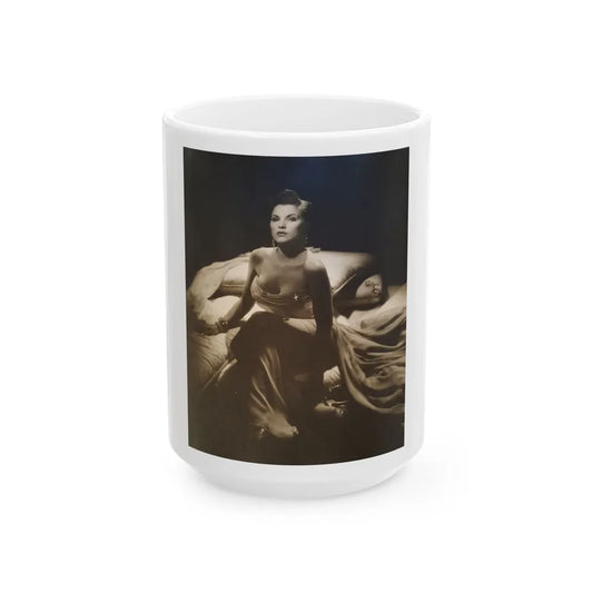 Debra Paget #644 1 (Vintage Female Icon) White Coffee Mug-15oz-Go Mug Yourself