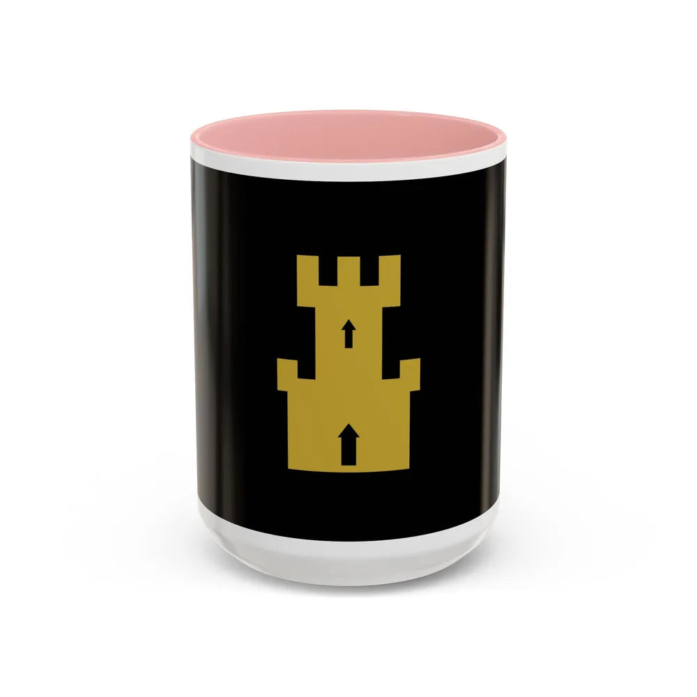 Flag of Finnmark Norway - Accent Coffee Mug-15oz-Pink-Go Mug Yourself