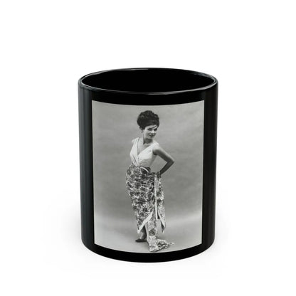 Gila Golan #26 (Vintage Female Icon) Black Coffee Mug-11oz-Go Mug Yourself