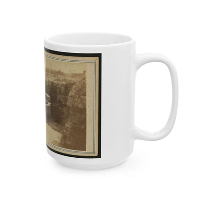 Quaker Gun Mounted On Bluff Of Port Hudson, La. (U.S. Civil War) White Coffee Mug-Go Mug Yourself