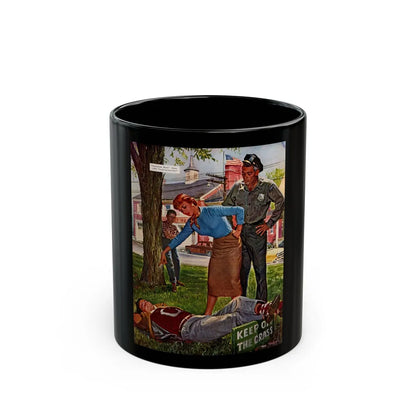 Fiction Illustration in Saturday Evening Post (1) - Black Coffee Mug-11oz-Go Mug Yourself