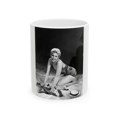 Kim Novak #291 (Vintage Female Icon) White Coffee Mug-11oz-Go Mug Yourself