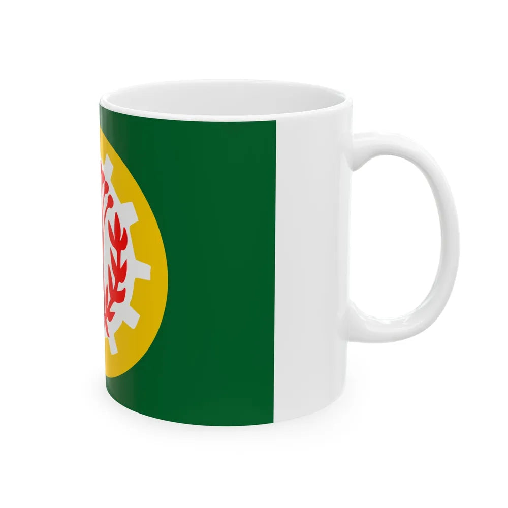 Flag of the Dakahlia Governorate Egypt - White Coffee Mug-Go Mug Yourself