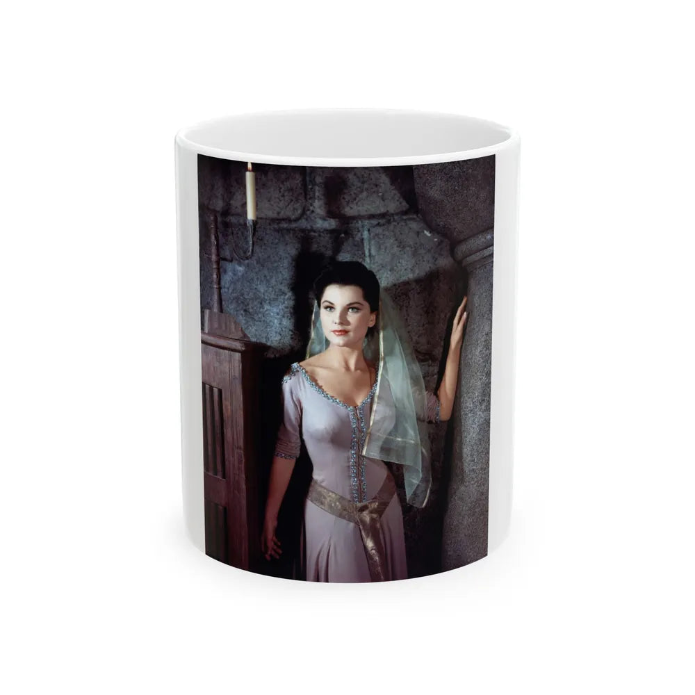 Debra Paget #479 (Vintage Female Icon) White Coffee Mug-11oz-Go Mug Yourself