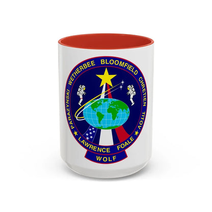 STS 86 (NASA) Accent Coffee Mug-15oz-Red-Go Mug Yourself