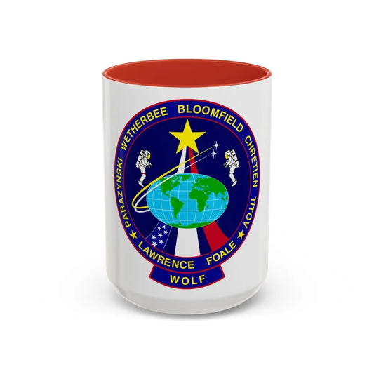 STS 86 (NASA) Accent Coffee Mug-15oz-Red-Go Mug Yourself