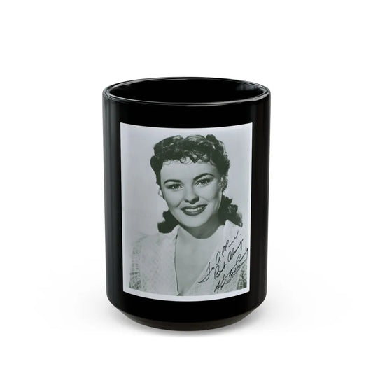 Kathleen Crowley #15 (Vintage Female Icon) Black Coffee Mug-15oz-Go Mug Yourself