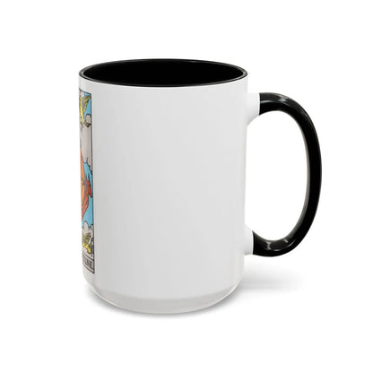 Wheel of Fortune (Tarot Card) Accent Coffee Mug-Go Mug Yourself