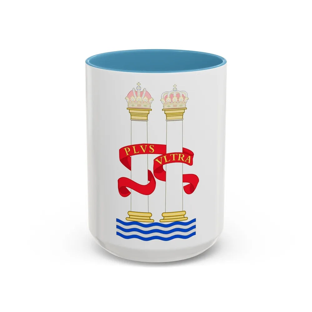 Pillars of Hercules - Accent Coffee Mug-15oz-Light Blue-Go Mug Yourself