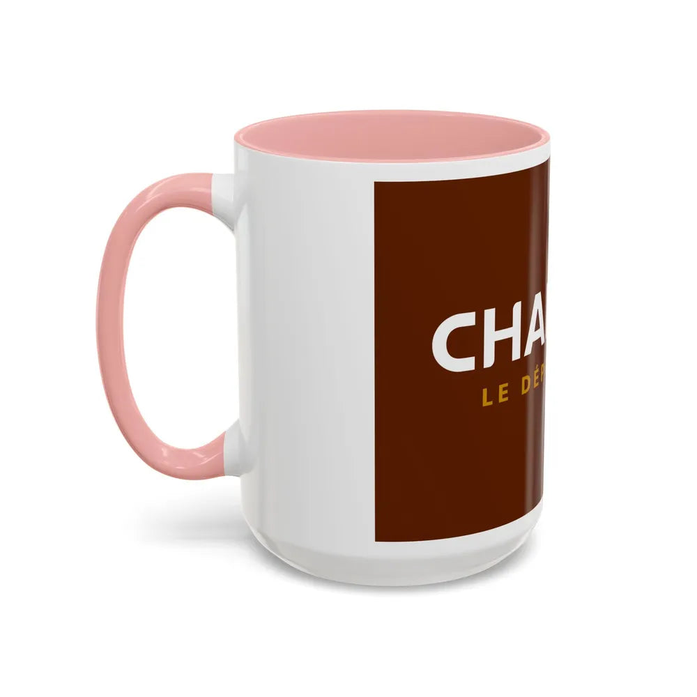 Flag of Charente France - Accent Coffee Mug-Go Mug Yourself