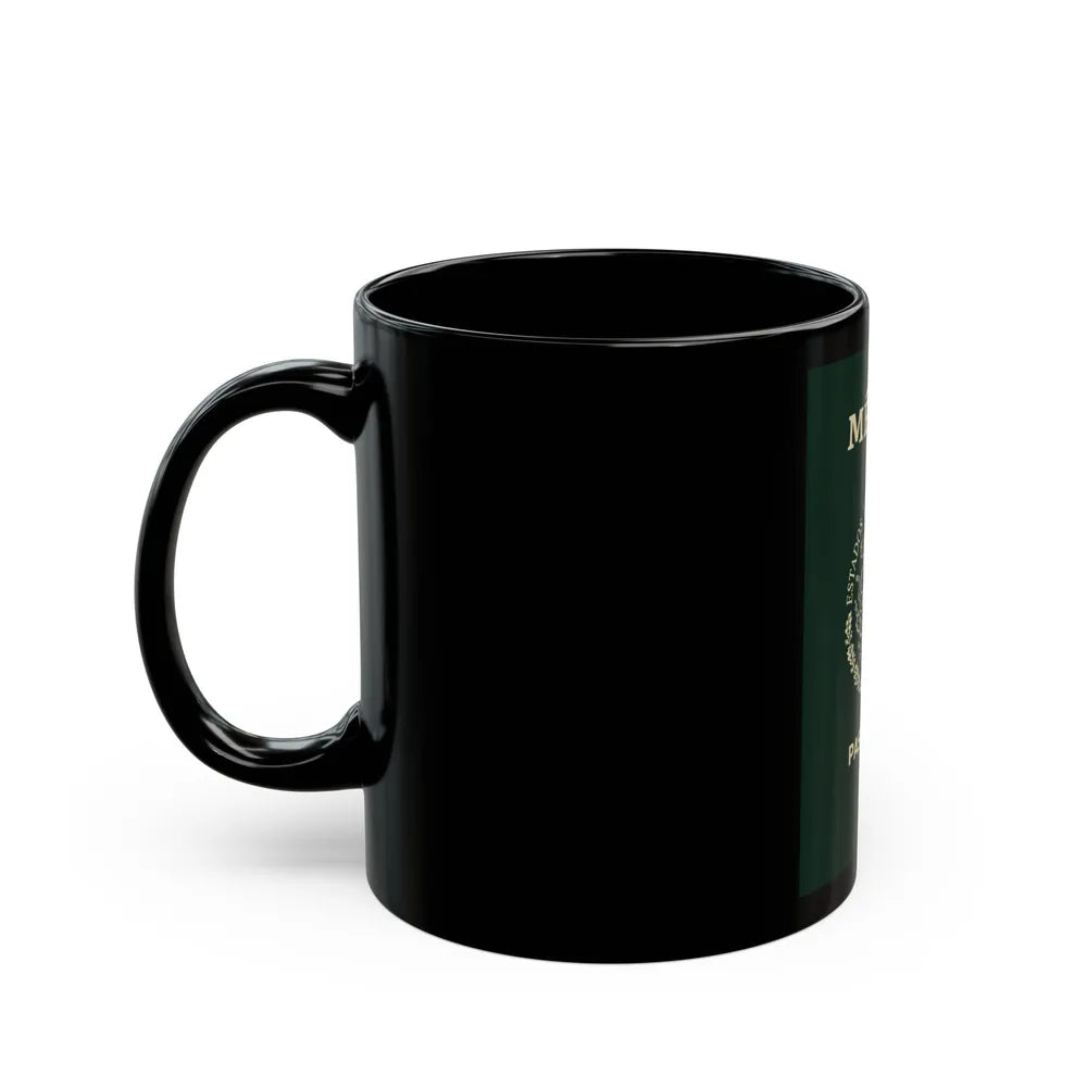 Mexican Passport - Black Coffee Mug-Go Mug Yourself