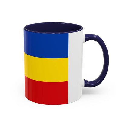 Flag of Delmenhorst Germany - Accent Coffee Mug-Go Mug Yourself