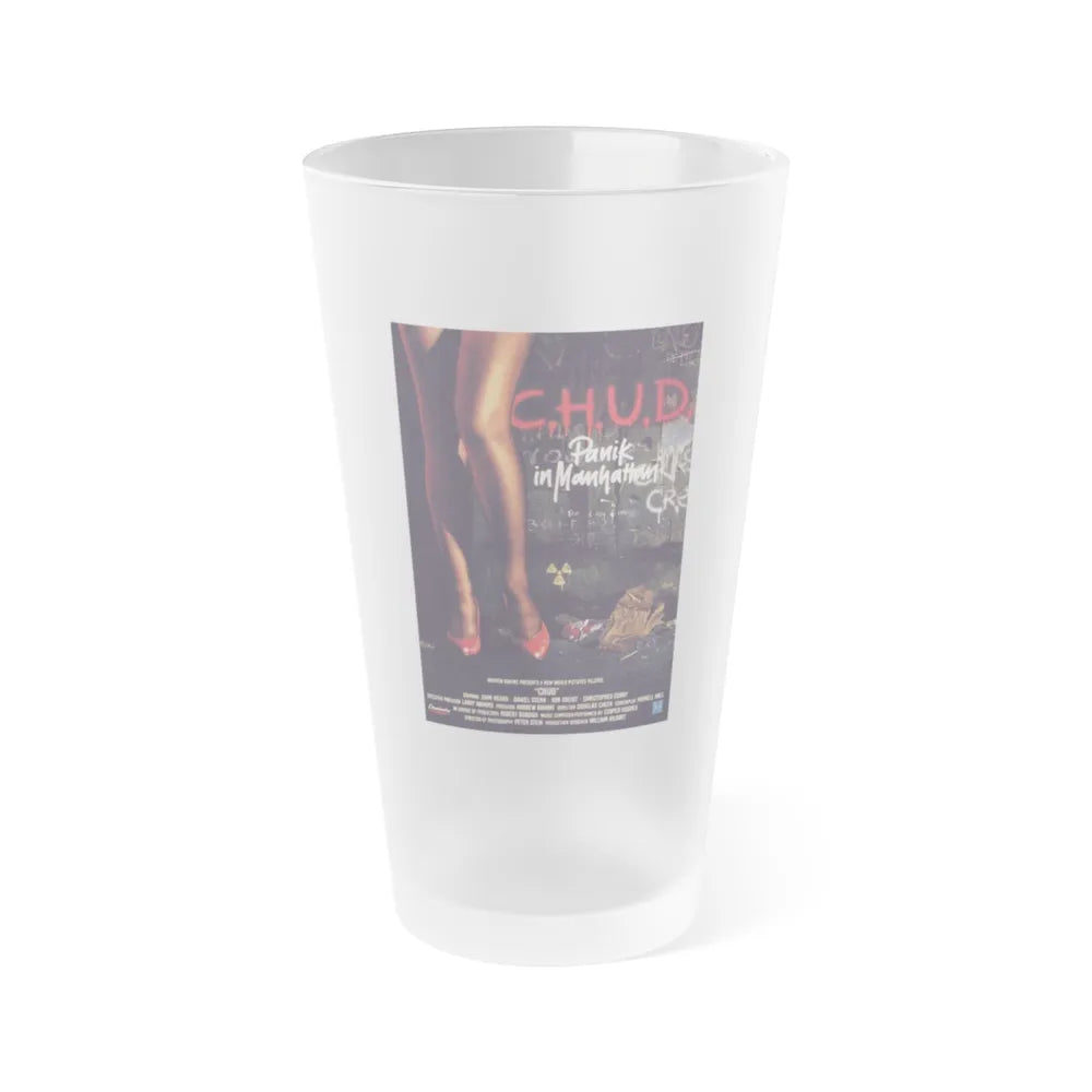 C.H.U.D. (2) 1984 Movie Poster - Frosted Pint Glass 16oz-16oz-Frosted-Go Mug Yourself