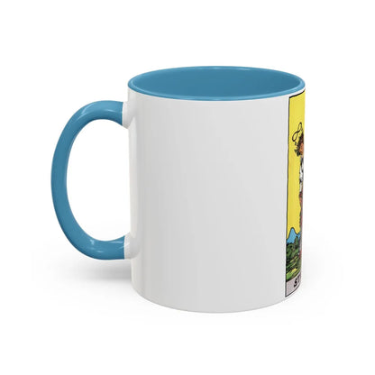 Strength (Tarot Card) Accent Coffee Mug-Go Mug Yourself