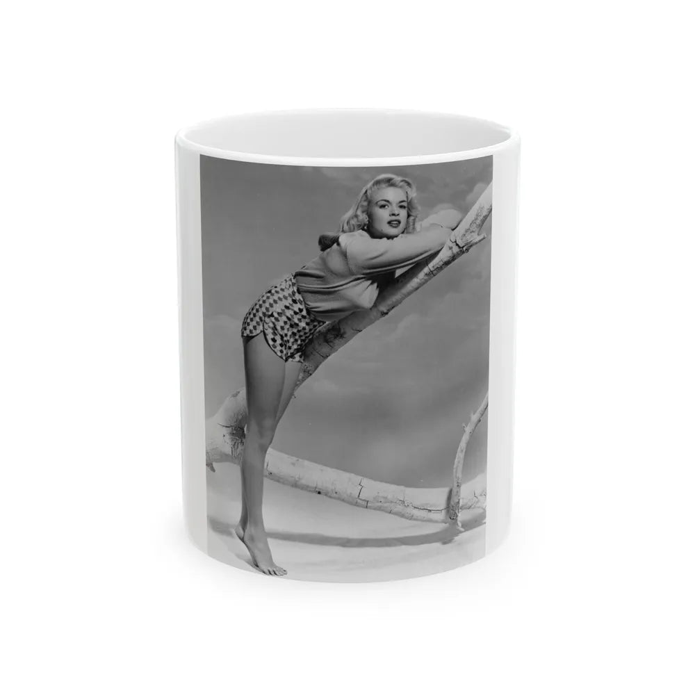 Jayne Mansfield #243 (Vintage Female Icon) White Coffee Mug-11oz-Go Mug Yourself