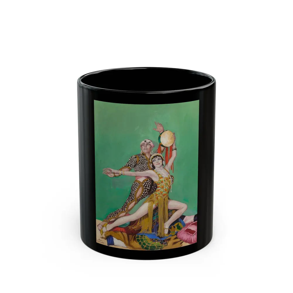 Fowler and Tamara, The Dance Magazine cover, January 1928 - Black Coffee Mug-11oz-Go Mug Yourself