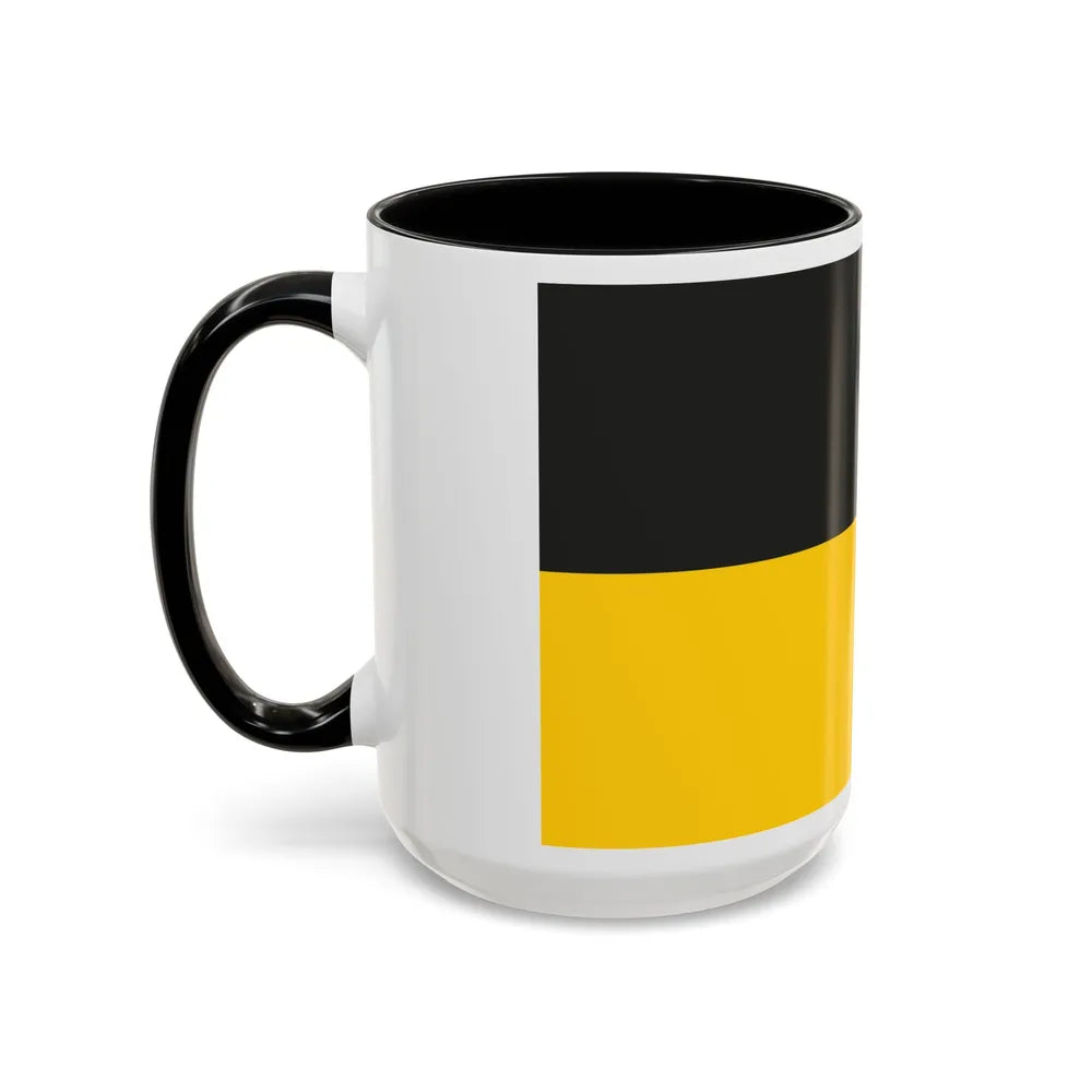 Flag of Gera Germany - Accent Coffee Mug-Go Mug Yourself