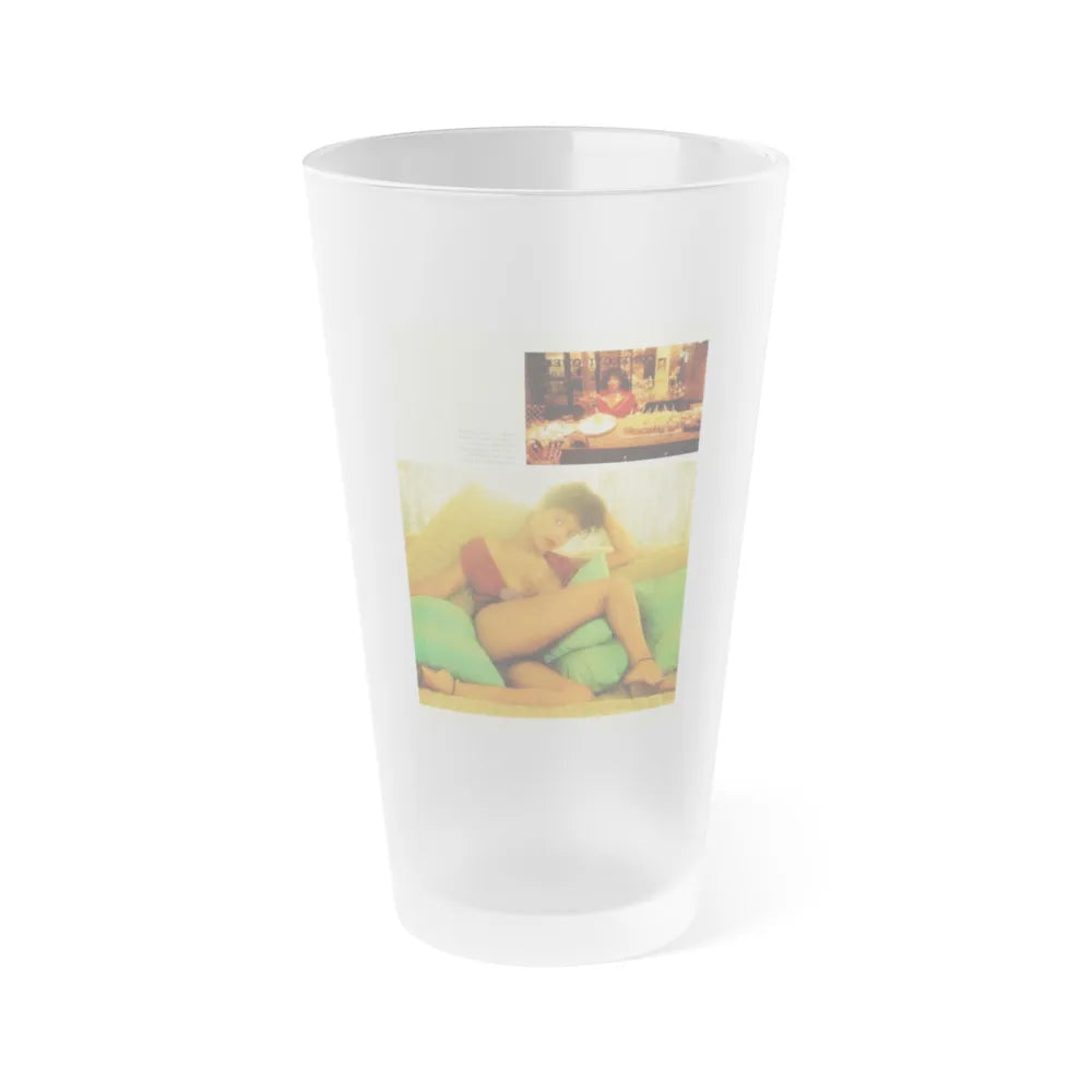 Ola Ray #82 (Vintage Female Icon) Frosted Pint 16oz-16oz-Frosted-Go Mug Yourself