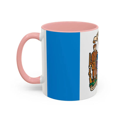 Flag of Edmonton Canada - Accent Coffee Mug-Go Mug Yourself