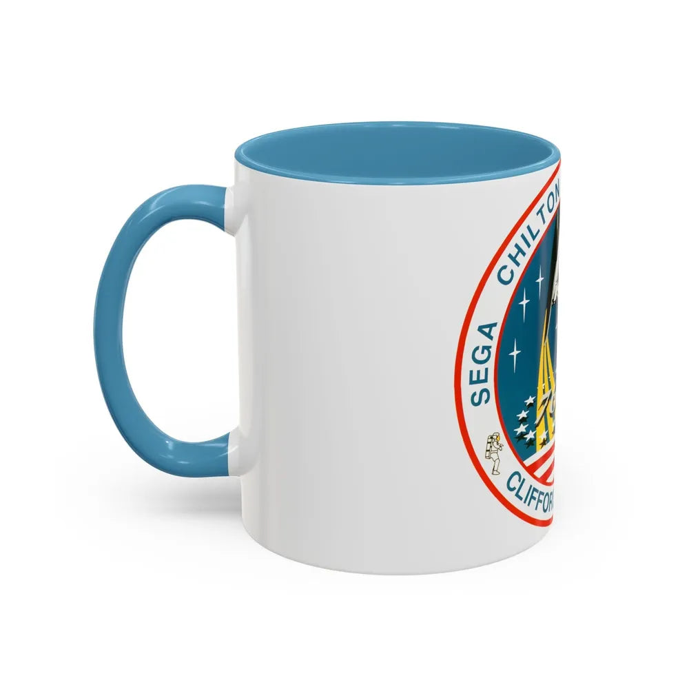 STS 76 (NASA) Accent Coffee Mug-Go Mug Yourself