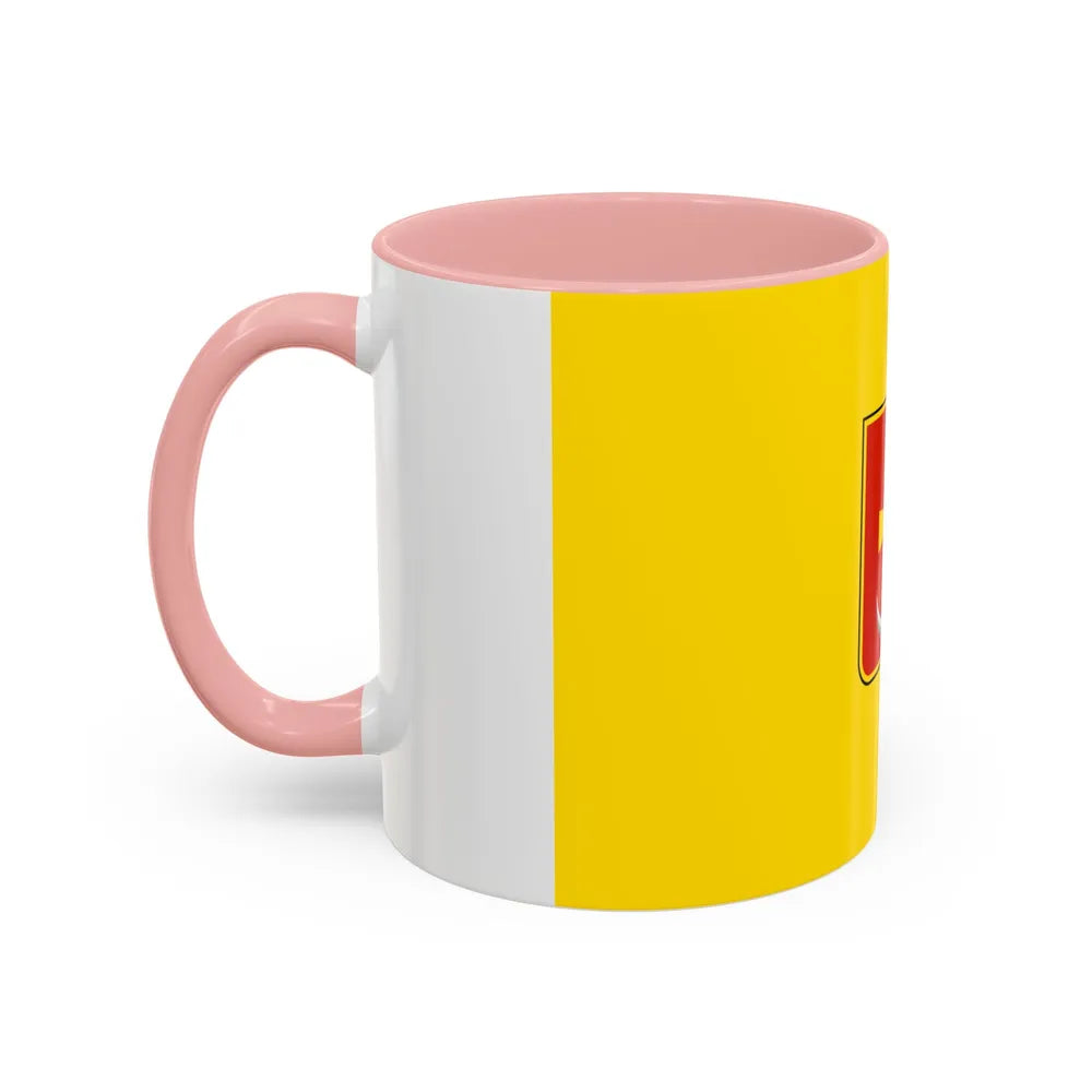 Flag of Konotop Ukraine - Accent Coffee Mug-Go Mug Yourself