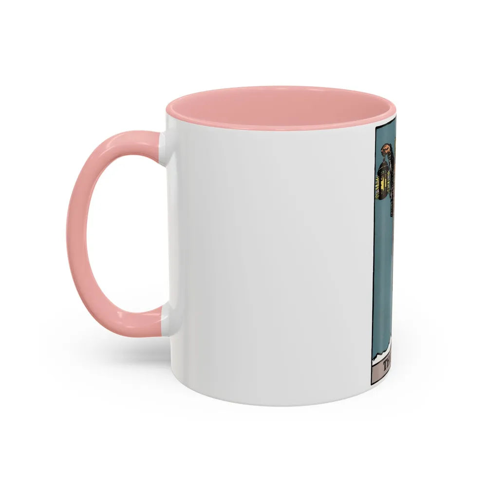 The Hermit (Tarot Card) Accent Coffee Mug-Go Mug Yourself