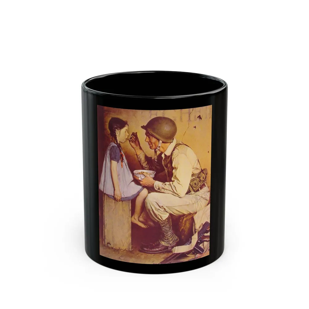 Rockwell2 (4) - Black Coffee Mug-11oz-Go Mug Yourself