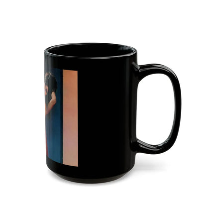 Pamela Tiffin #80 - Mag. Centerfold (Vintage Female Icon) Black Coffee Mug-Go Mug Yourself