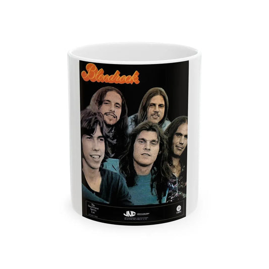 Bloodrock 1973 (Music Poster) White Coffee Mug-11oz-Go Mug Yourself