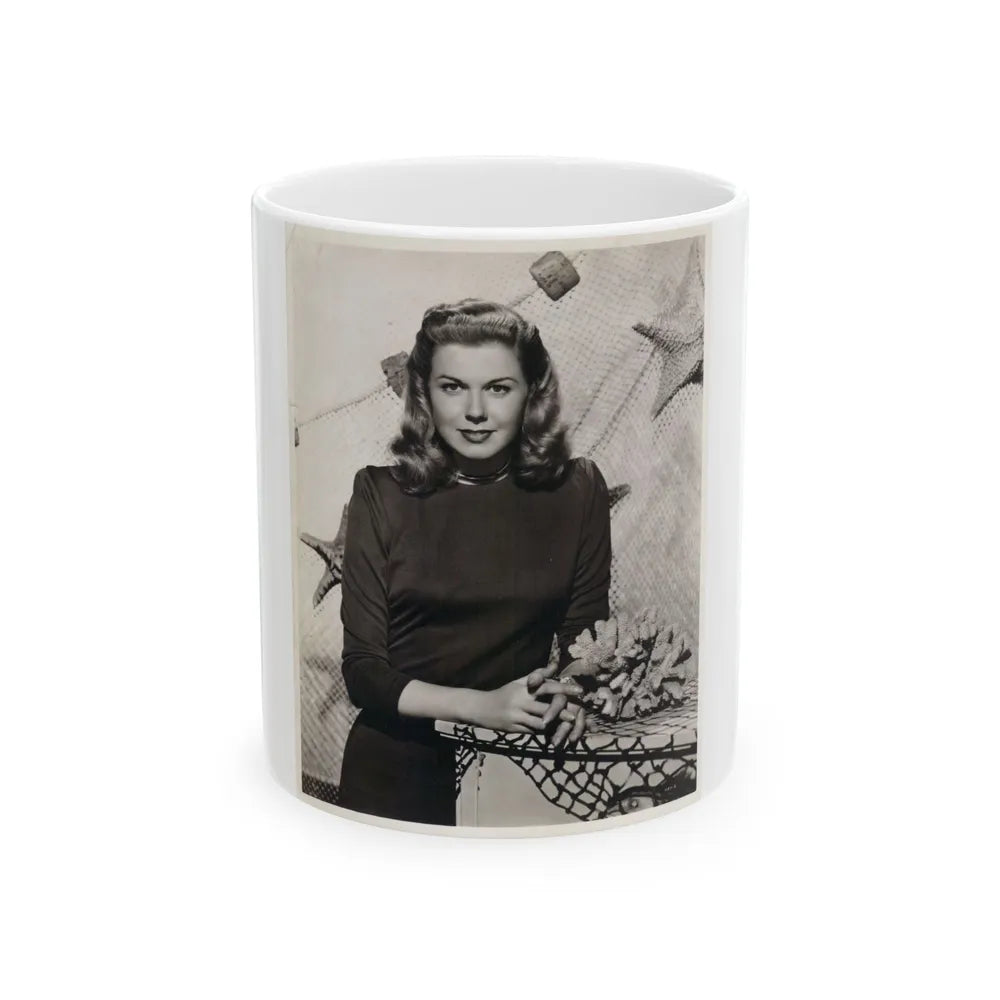 Doris Day #89 (Vintage Female Icon) White Coffee Mug-11oz-Go Mug Yourself