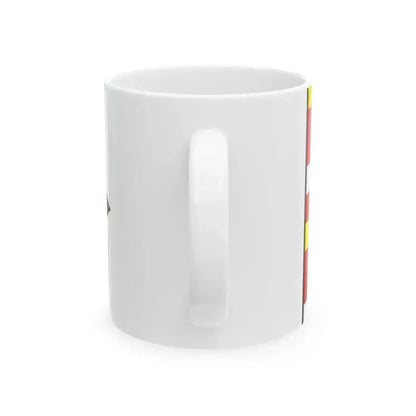 Cab Nitra Flag (Slovakia) White Coffee Mug - Go Mug Yourself