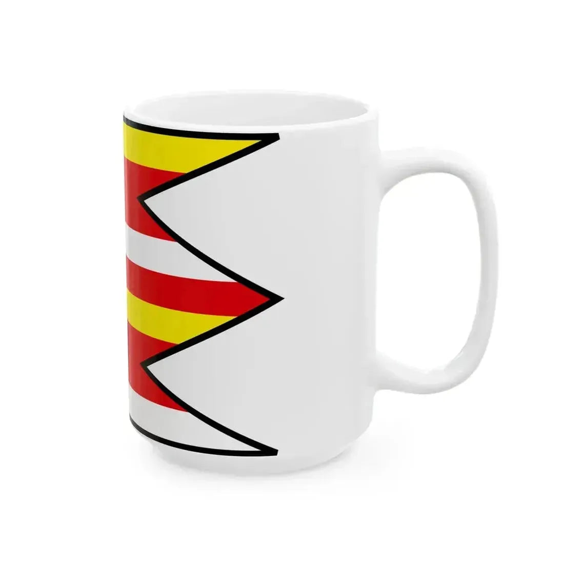 Cab Nitra Flag (Slovakia) White Coffee Mug - Go Mug Yourself