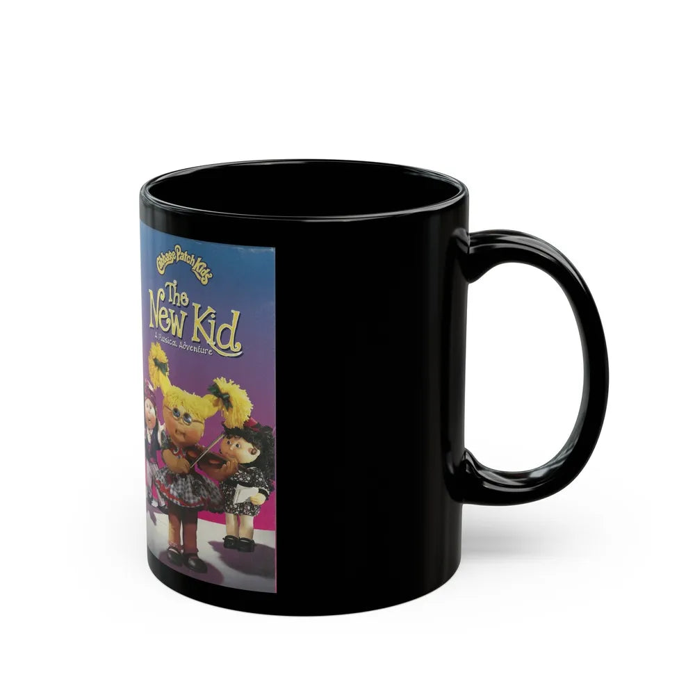 CABAGE PATCH KIDS THE NEW KID A MUSICAL ADVENTURE (VHS COVER) - Black Coffee Mug-Go Mug Yourself