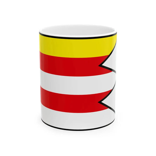 Cabaj Capor Nitra Flag (Slovakia) White Coffee Mug 11oz - Go Mug Yourself