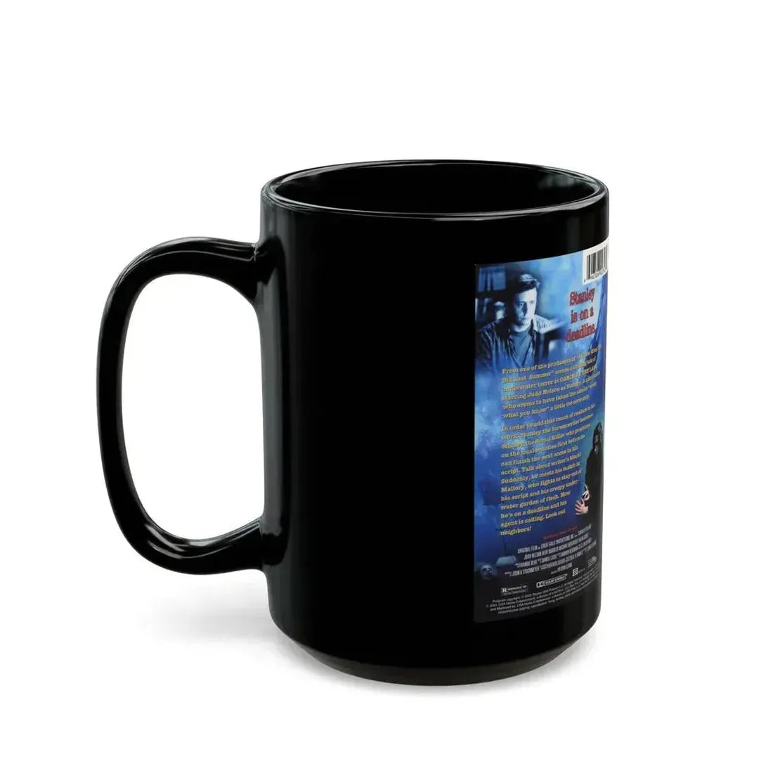 CABIN BY THE LAKE (VHS COVER) - Black Coffee Mug - Go Mug Yourself