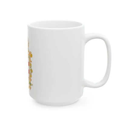 Coat of Arms of Kingdom of Croatia - White Coffee Mug-Go Mug Yourself