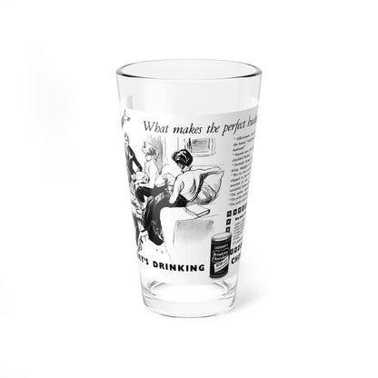 Cadbury's Drinking Chocolate advertisement (1), 1954 (Magazine Illustration) Pint Glass 16oz 16oz - Go Mug Yourself