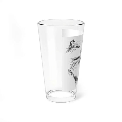 Cadbury's Drinking Chocolate advertisement, 1955 (Magazine Illustration) Pint Glass 16oz - Go Mug Yourself