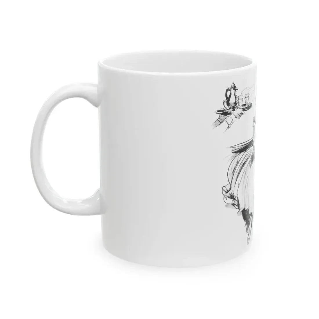 Cadbury's Drinking Chocolate advertisement, 1955 - White Coffee Mug - Go Mug Yourself