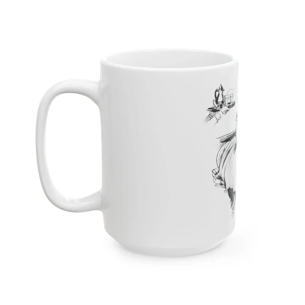 Cadbury's Drinking Chocolate advertisement, 1955 - White Coffee Mug - Go Mug Yourself