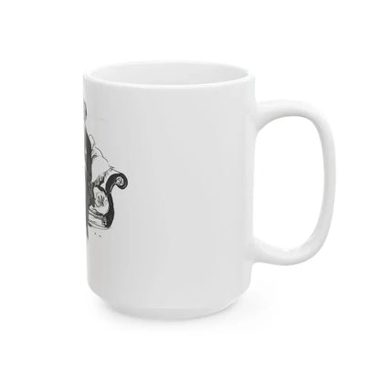 Cadbury's Drinking Chocolate advertisement, 1955 - White Coffee Mug - Go Mug Yourself