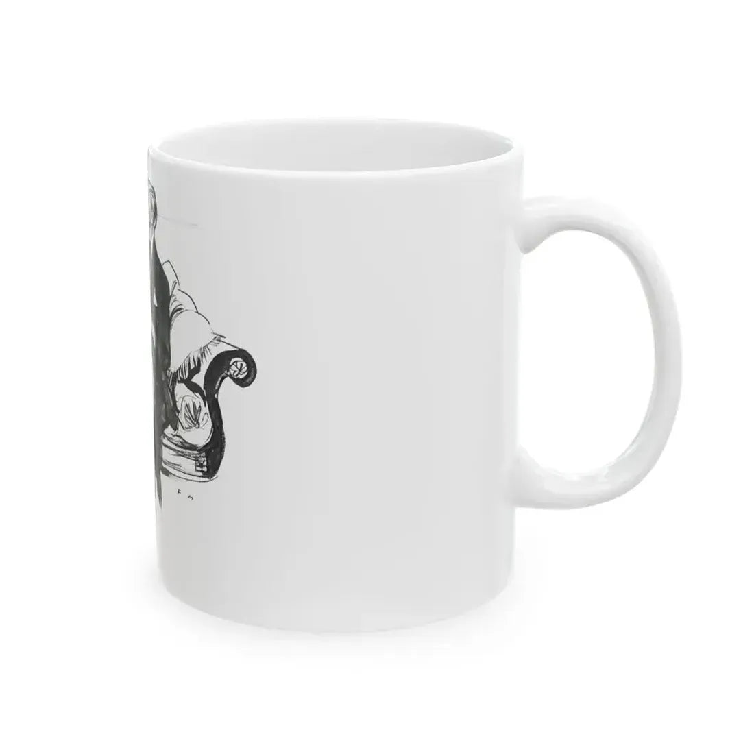 Cadbury's Drinking Chocolate advertisement, 1955 - White Coffee Mug - Go Mug Yourself